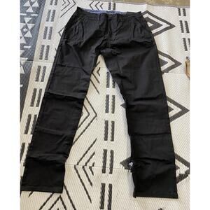 American Tall Men's MASON RELAXED CHINOS IN BLACK 36/34